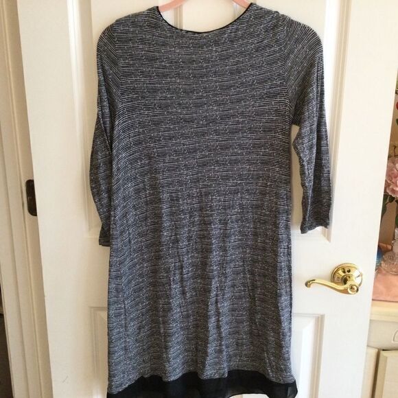 Vera Wang Women’s XS Oversized Black Tunic Top - Picture 7 of 8